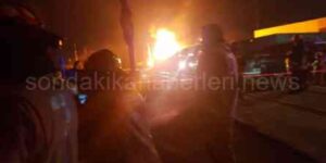 Dolmabahçe Sarayı’nda Çıkan Yangın Panik Yarattı