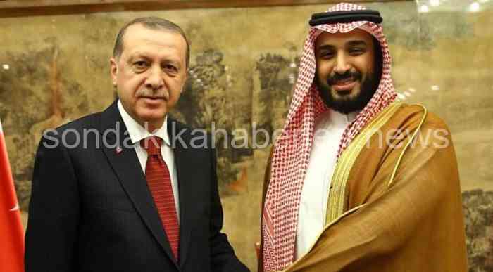  Erdoğan ve Veliaht Prens Muhammed bin Selman