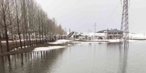 Erzurum Palandöken Mal Meydanı Kavşağı Göle Döndü