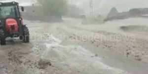 Erzurum Horasan İlçesi Ağıllı Köyü Ev Ve Ahırları Su Bastı