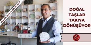 Keşfedip Biriktirdiği Doğal Taşları Takıya Dönüştürüyor