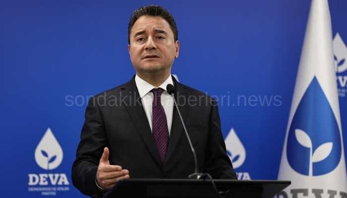 Deva Partisi Genel Başkanı Ali Babacan