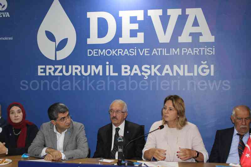 Deva Partisi basın toplantısı