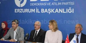 DEVA Partisi basın toplantısı