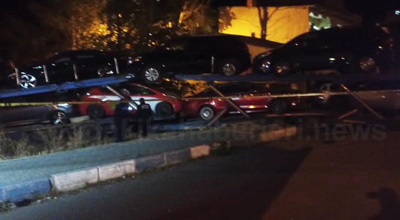 Binaya Çarparak Durdu