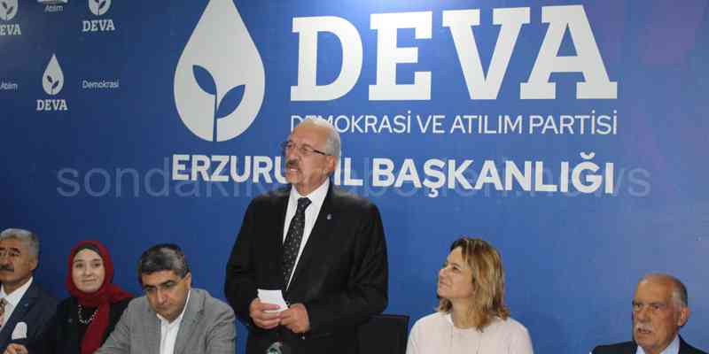 Deva Partisi Erzurum İl Başkanı Vahit Bingöl