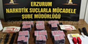 Erzurum’da Uyuşturucu Operasyonu