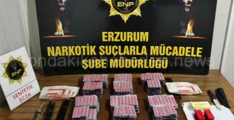Erzurum’da Uyuşturucu Operasyonu