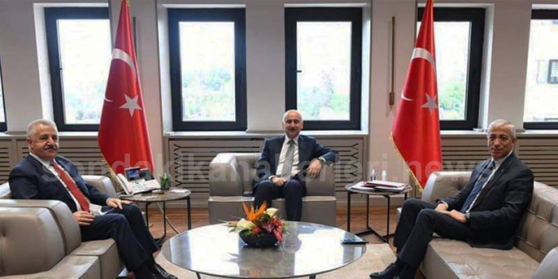 Bakan Arslan ve Orman ile Köyişleri Komisyonu Başkanı Kılıç