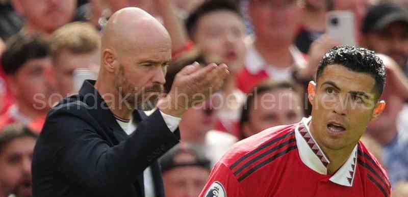 Manchester United, Ronaldo’nun sözleşmesini feshetti 2 Erik Ten Hag ve Ronaldo
