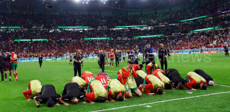 Fas İspanya’yı Kupa Dışına İtti 2 Fas Milli Takımı Galibiyet Sevinci