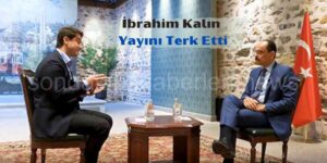 İbrahim Kalın TV Kanalını Terk Etti