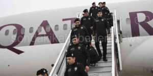 Katar’da Görevli Polisler Yurda Döndü