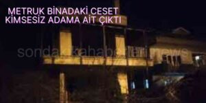 Kaçan Toplarını Bulmak İsterken Ceset Buldular