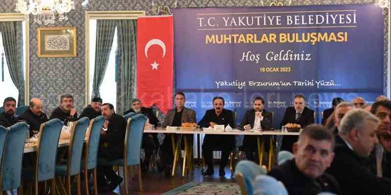 Yakutiye Belediye Başkanı Mahmut Uçar Muhtarlarla Kahvaltı Da Buluştu