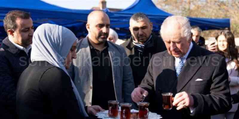 3.Charles Yardım Gönüllülerini Ziyaret Etti