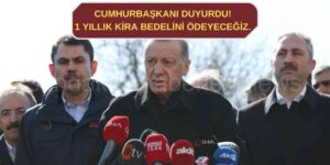 Cumhurbaşkanı Depremzedelere Bir Yıl Kira Yardımı Yapılacağını Açıkladı