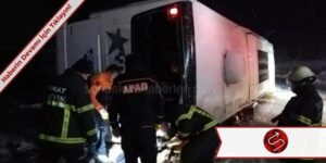 Kontrolden Çıkan Yolcu Otobüsü Faciaya Yol Açtı!