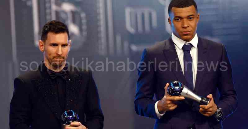 Messi ve Mbappe Ödül Töreni