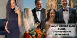 7 Aylık Hamile Funda Eryiğit Ertelediği Nikahını Gerçekleştirdi