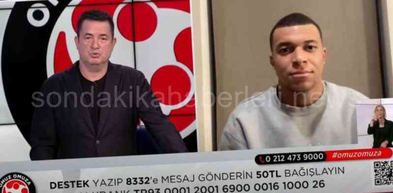 Mbappe ve Acun Ilıcalı Canlı Bağlantı