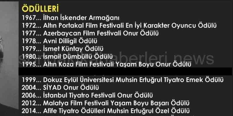 Münir Özkul’un Aldığı Ödüller