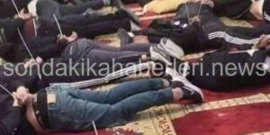 İsrail Güçleri İbadet Eden Filistinlilere Saldırdı