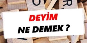 Deyimler