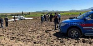 Aksaray'da Eğitim Uçağı Düştü