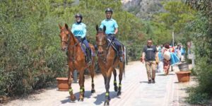 Atlı Ekip Ölüdeniz' de Görev Başında