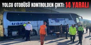 Bolu'da Yolcu Otobüsü Kontrolden Çıktı