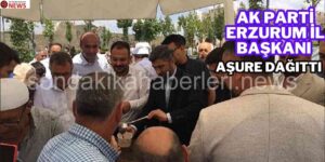 Erzurum'da Cuma Namazından Sonra Binlerce Vatandaşa Aşure Dağıtıldı