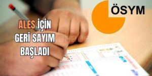 ALES Pazar Günü Yapılacak