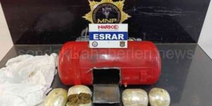 Mersin'de Hava Tüpünden Uyuşturucu Çıktı