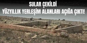 Sazlıdere Barajı'nda Sular Çekildi: Antik Yerleşim Yerleri Açığa Çıktı!