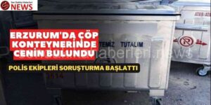 Erzurum'da Çöp Konteynerinde Cenin ( Bebek Cesedi) Bulundu 9 Erzurum'da Çöp Konteynerinde Cenin ( Bebek Cesedi) Bulundu