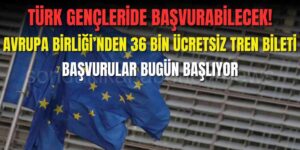 AB'den 36 Bin Gence Tren Bileti