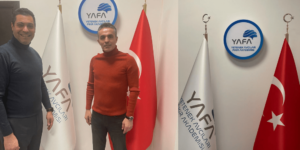 Ali Güney’den Yafa Direktörü Prof. Mevlüt Özben’e Nezaket Ziyareti